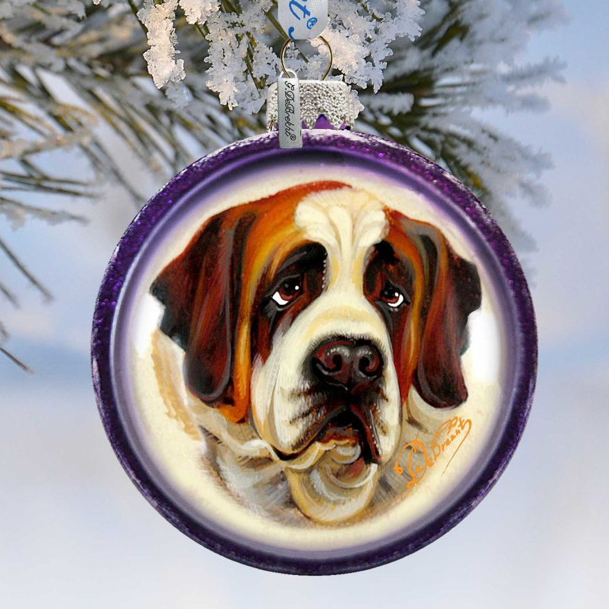 Dog Glass Ornament by G. DeBrekht - Pets Dog and Cats Decor - 764-118