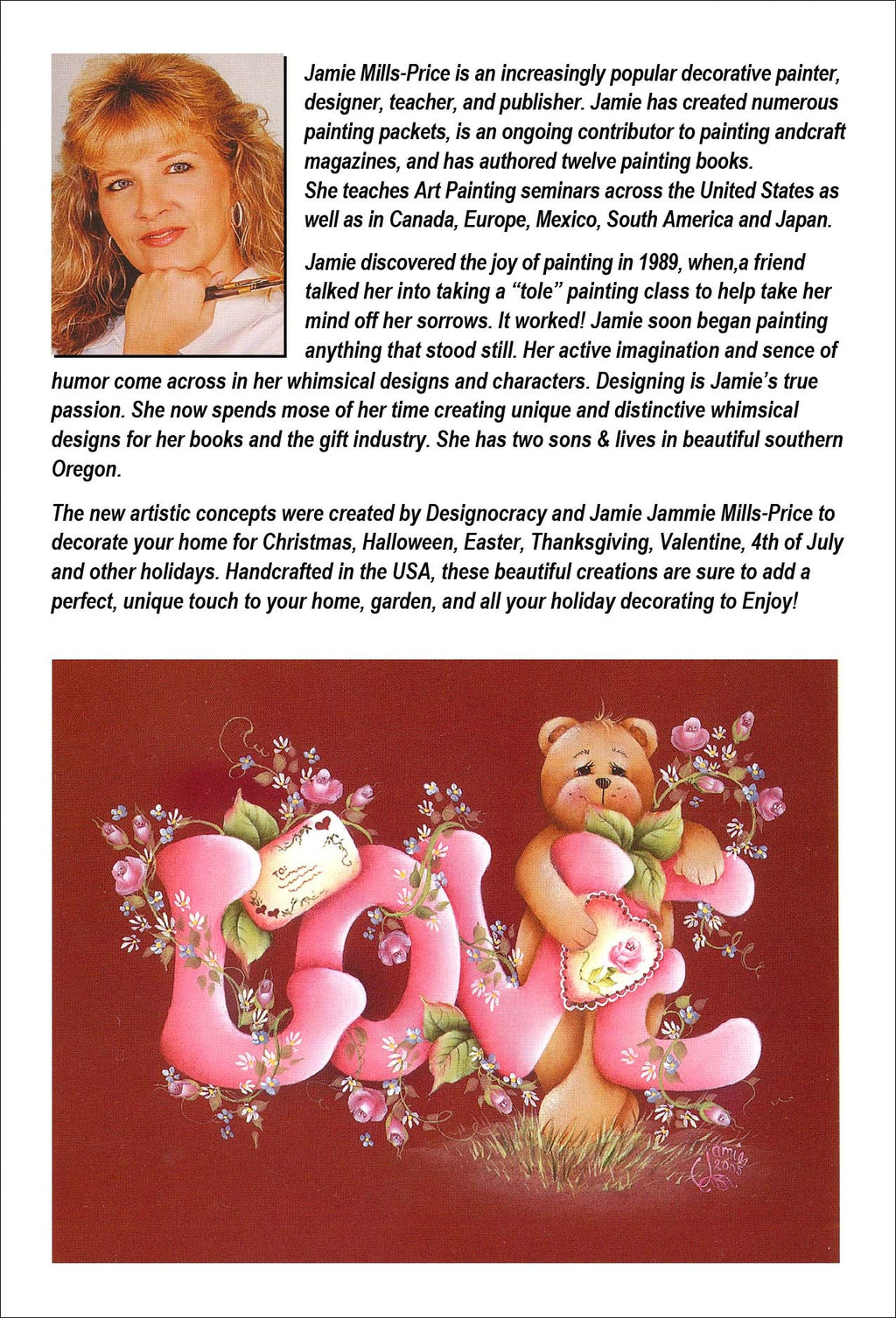 Hailey Hare Easter Door Decor by Jamie Mills-Price - Easter Spring Decor - 8457603H