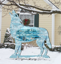 Winter Wolves Wildlife Outdoor Decor by G. DeBrekht - Wildlife Holiday Decor - 8198227F
