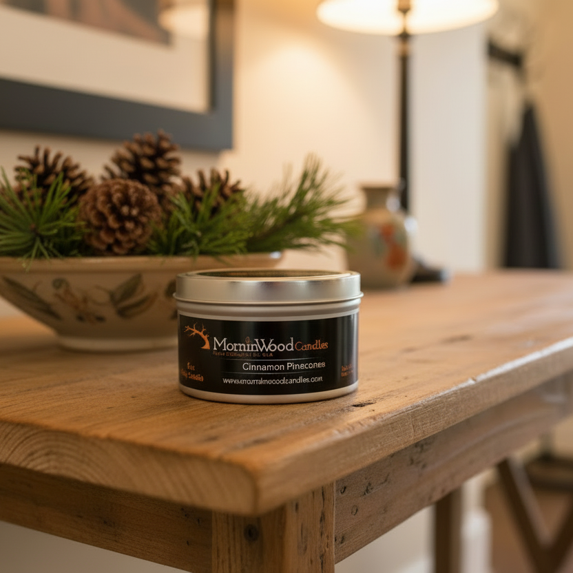 Cinnamon Pinecones - Soy Tin Collection
