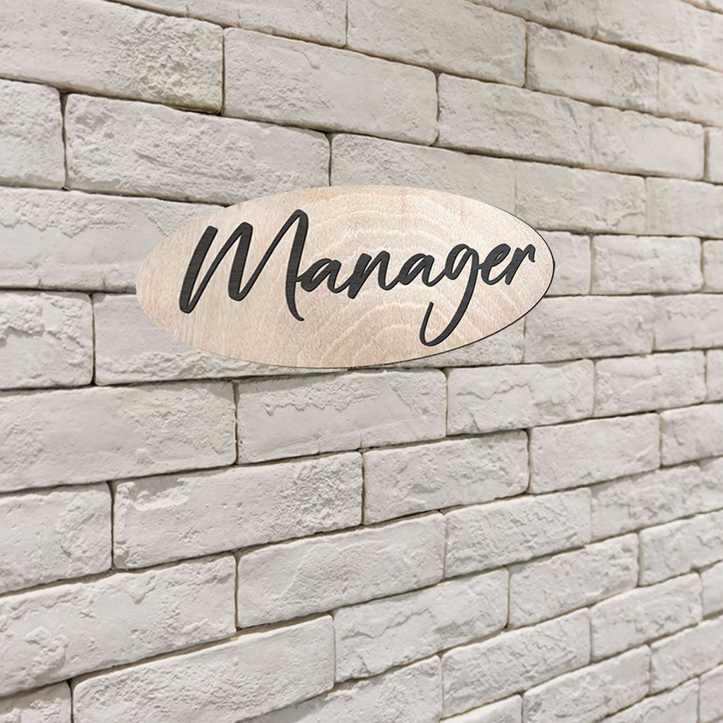 Manager Sign, wood sign, Office sign, Handmade in the USA Sign, Sings for business - 320318