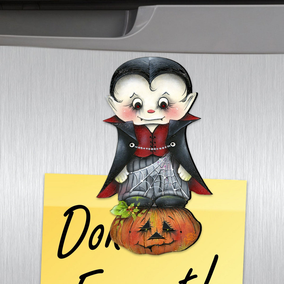 Dracula Shape Refrigerator Magnets Set of 3 by Jamie Mills-Price
