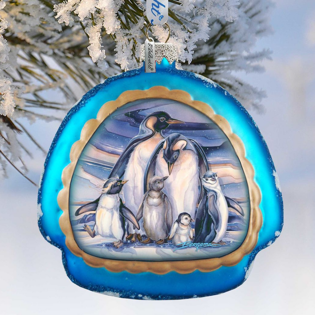 Sno Buddy Like You Glass Ornament by J. Bergsma - Christmas Santa Snowman Decor - 756-659-JB