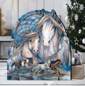 Mustangs Dream Catcher Journey Wildlife Outdoor Decor by J. Bergsma - Wildlife Holiday Decor - 8591637F-JB