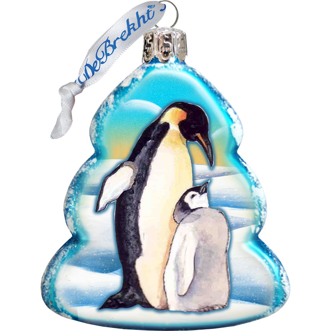 Forest Friends Mercury Glass Ornaments Set of 3 by G. DeBrekht - Wildlife Holiday Decor - 770105S3