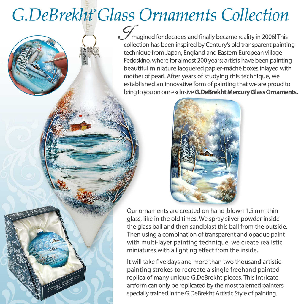Starfish Snowflake Glass Ornament, Wildlife Wildlife Decor - 754-002 by G. DeBrekht Coastal