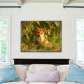 Fox Art Wooden Wall Art by Nature Wonders - Nature Wildlife Decor  - 95294B