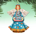 Christmas Tree Boat Guardian Wooden Ornaments by G. DeBrekht - Coastal Holiday Decor - 8152724-3