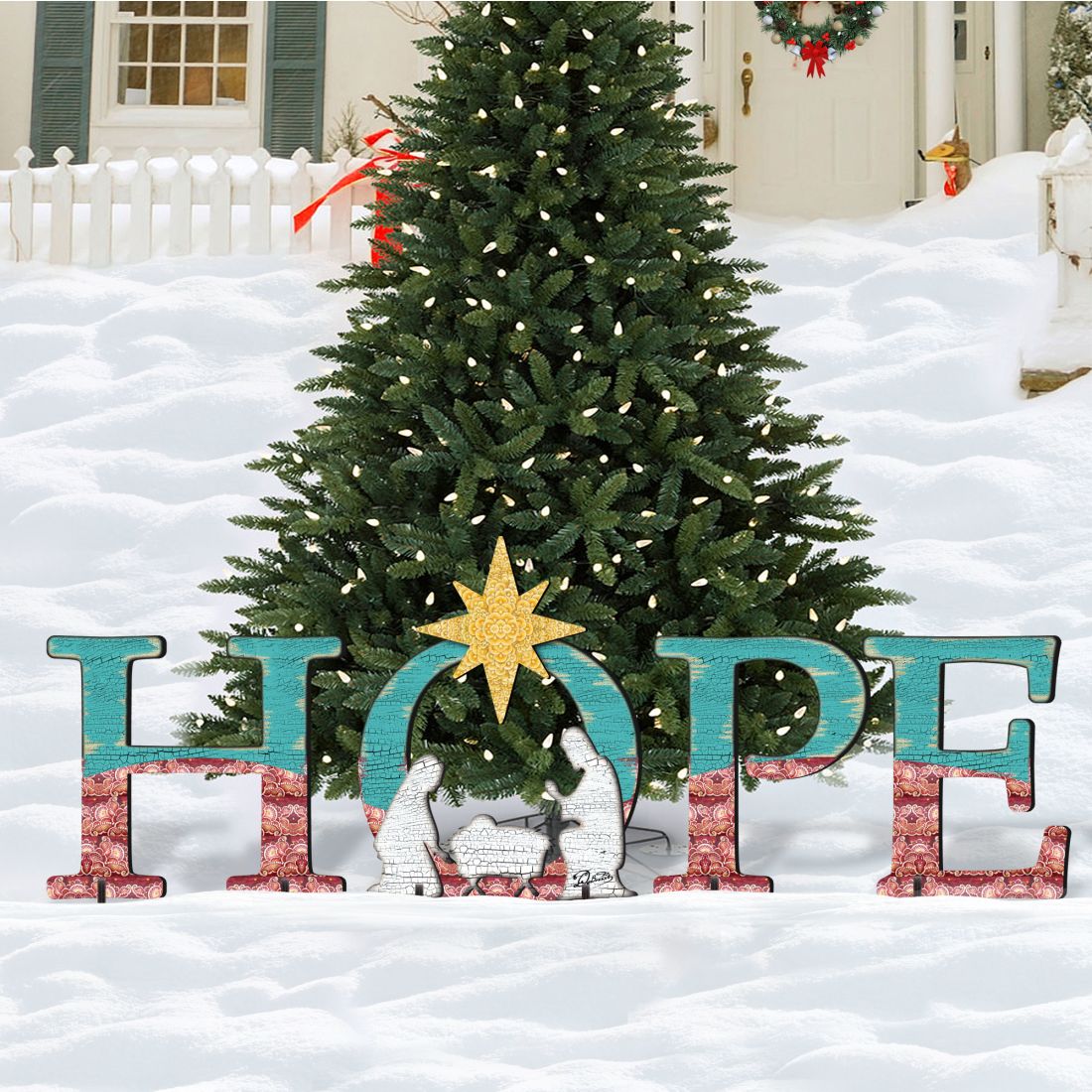 Hope Outdoor Nativity Set by G. DeBrekht - Nativity Holiday Decor - 8121460F-S4L