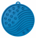 USA-K9 Stars and Stripes Design eMat - Enrichment Lick Mat For Dogs and Cats - with Suction Cups | USA Made