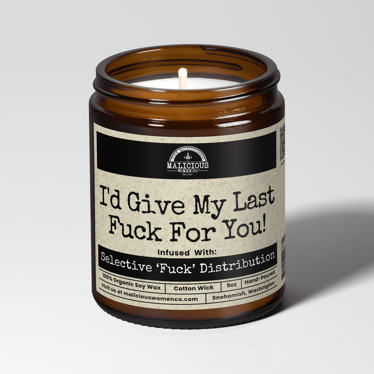 I'd Give My Last F*ck For You! | Scent: Frooty Loops | 9oz Bestie Candle | Malicious Women Co