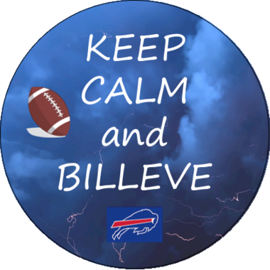 Buffalo Bills - Keep Calm and Billeve - Soy Tin Collection