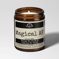 Magical Af | Scent: Exotic Hemp | 9oz Witch Candle | Malicious Women Co