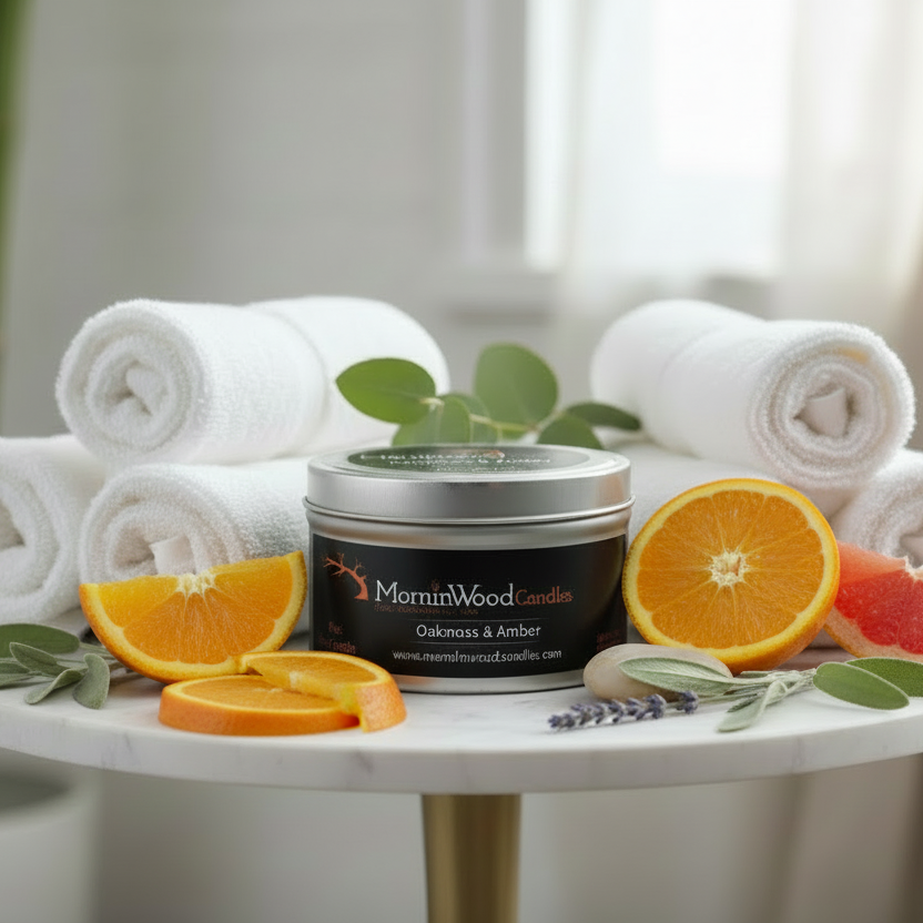 Oakmoss & Amber - Soy Tin Collection