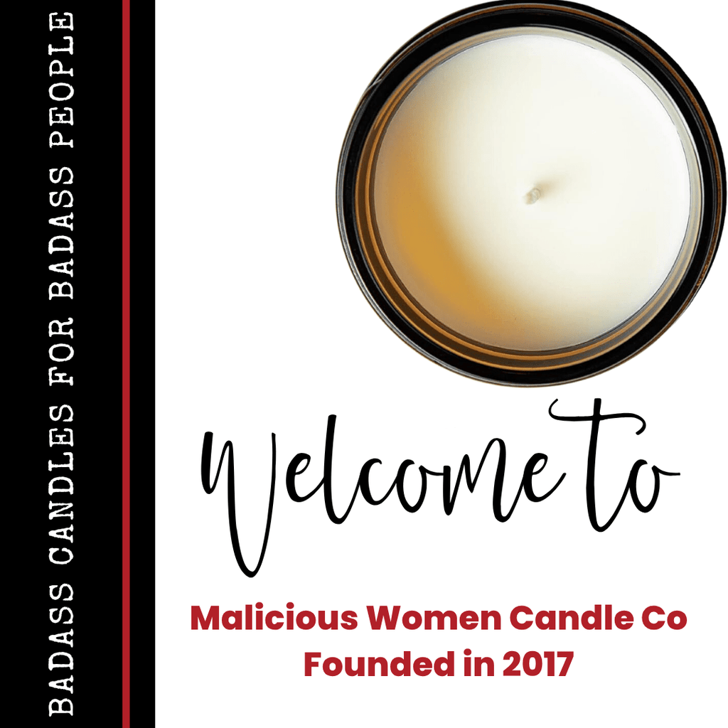 Sober AF | Scent: Rebel Rose | 9oz Mental Health Candle | Malicious Women Co