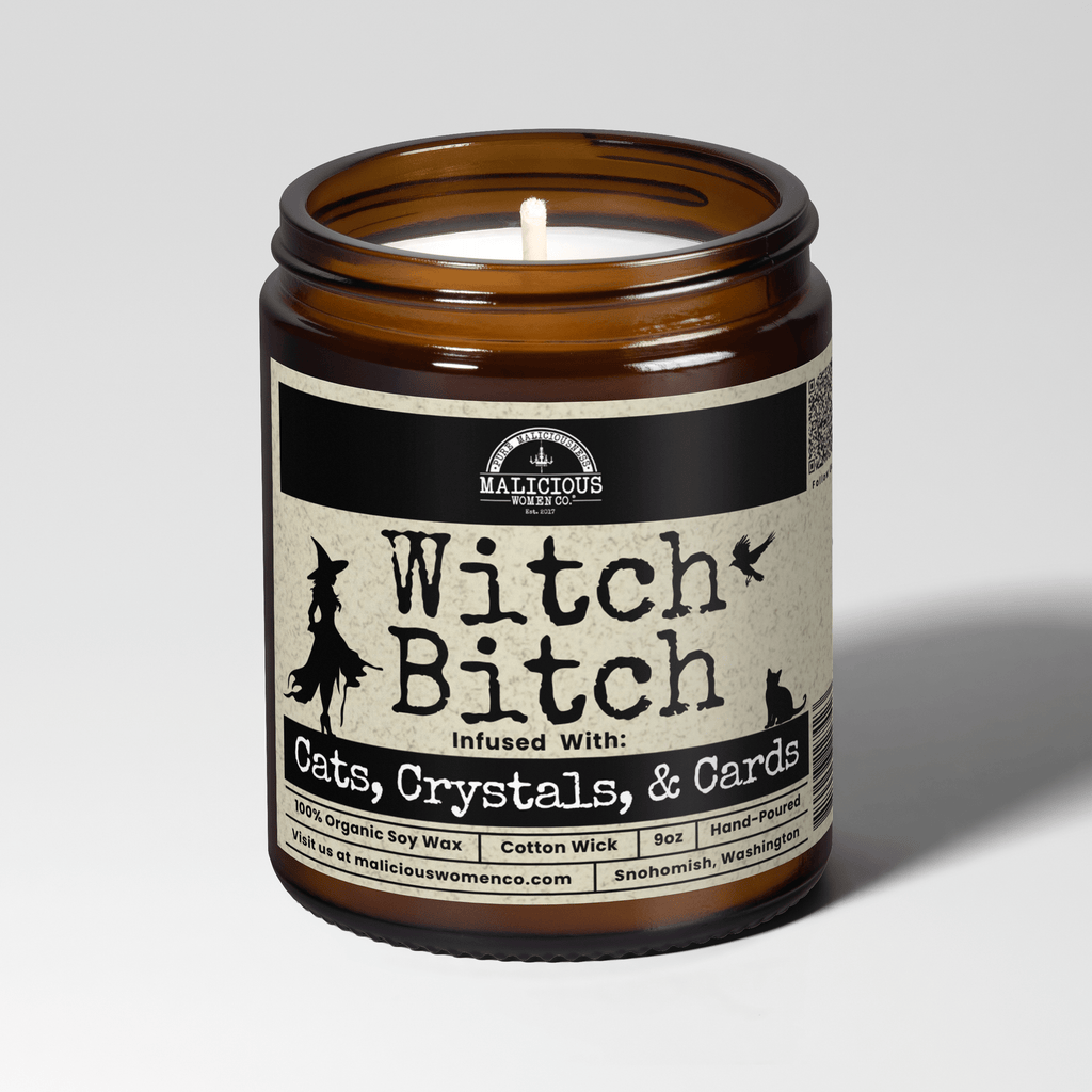 Witch B*tch | Scent: Espresso Yo' Self | 9oz Witch Candle | Malicious Women Co